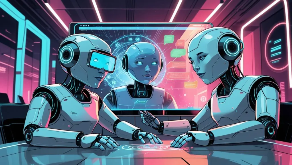 chatbots die samenwerken