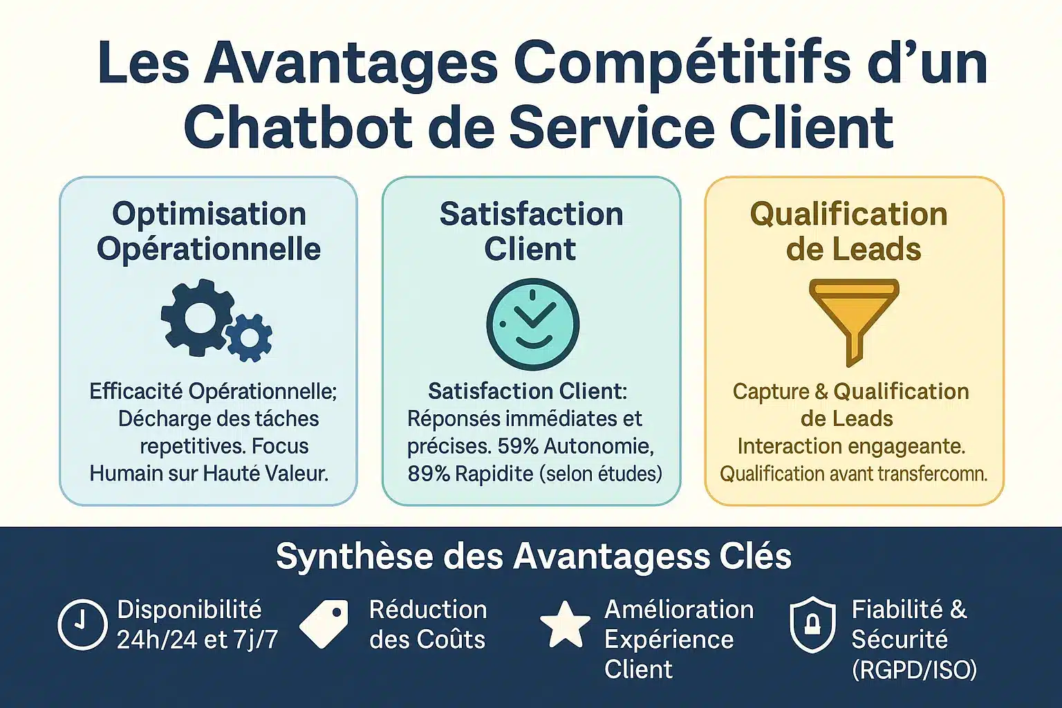 Les avantages concurrentiels d'un chatbot pour la relation client