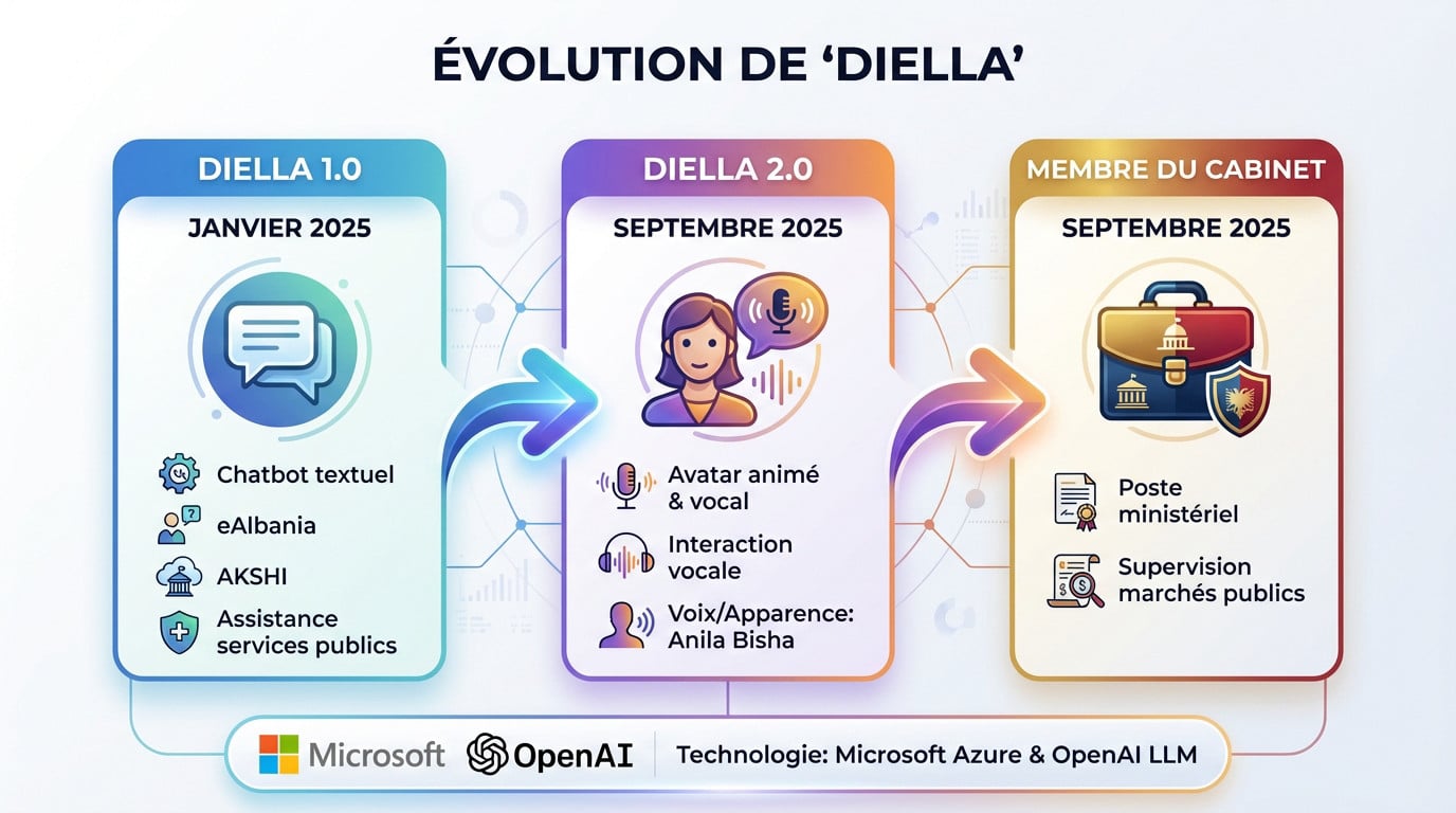 AI Diella's evolution from chatbot to minister in Albania