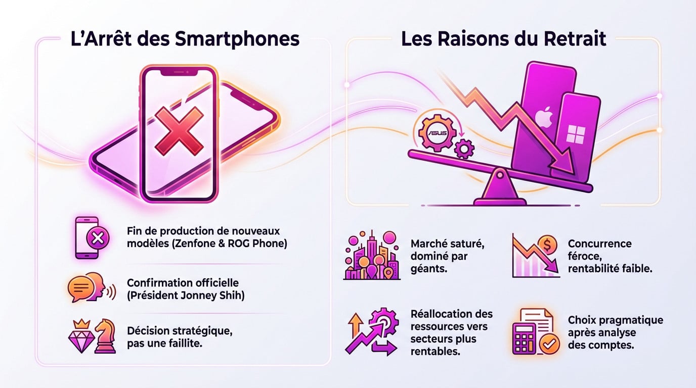 Jonney Shih confirme l'arrêt de la production des smartphones Asus Zenfone et ROG Phone pour se concentrer sur l'IA