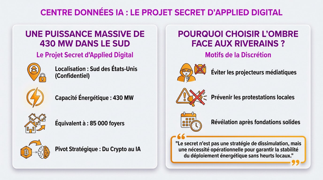 Construction of a Secret AI Data Center by Applied Digital