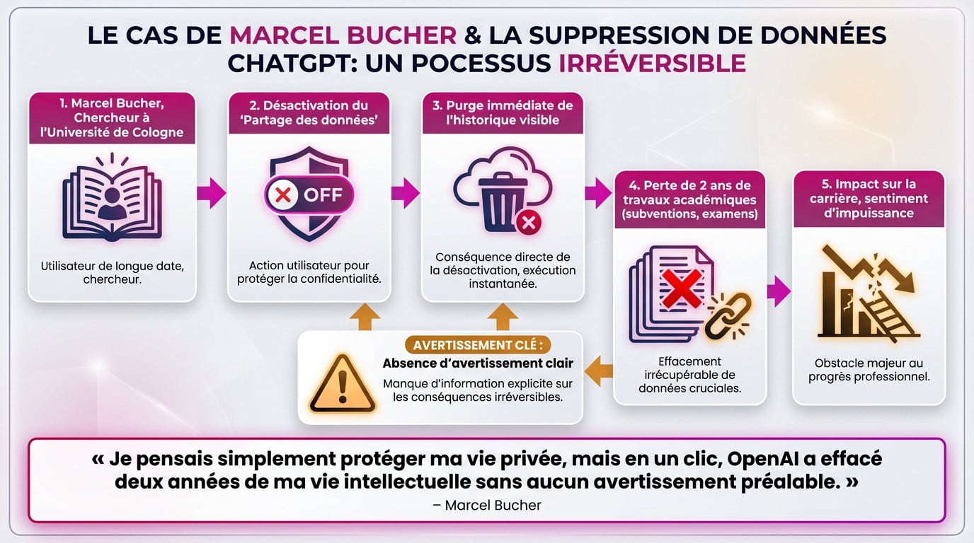 Marcel Bucher Facing Irreversible Data Deletion on ChatGPT