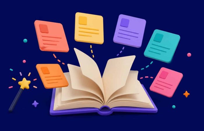 Writing a book with ChatGPT: an open book with chapters organized by AI